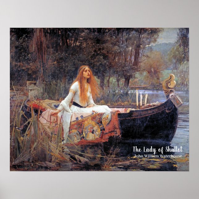 Poster La Dame de Shallot (Devant)