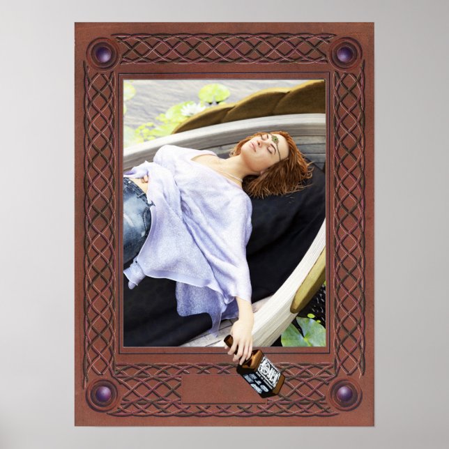 Poster La Dame de Shalott (Devant)