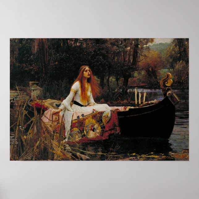 Poster La Dame de Shalott (Devant)