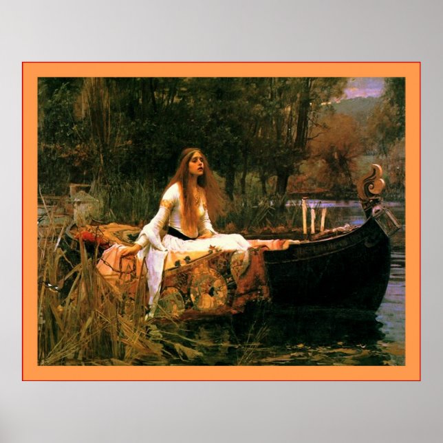 Poster La Dame de Shalott (Devant)