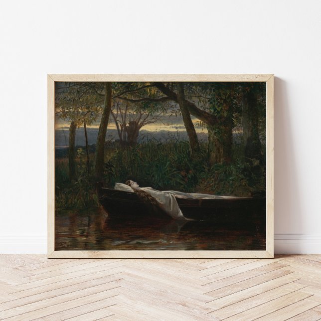 Poster La Dame de Shalott | Walter Crane (Créateur téléchargé)