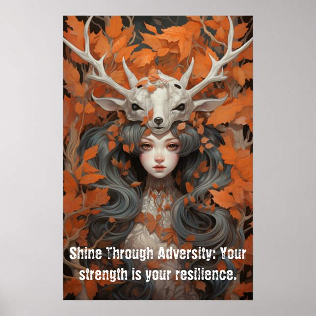 Poster La Dame des Feuilles (Devant)