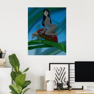 Poster La Dame des Pétales Perdus