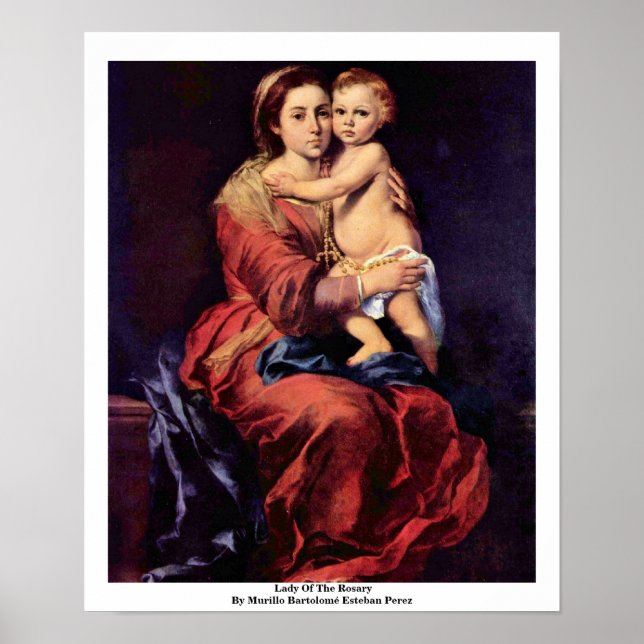 Poster La Dame Du Rosaire (Devant)