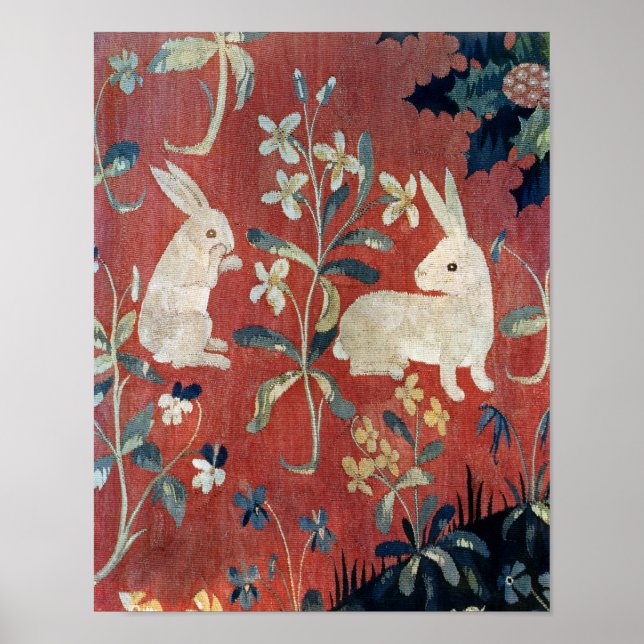 Poster La Dame et la licorne : 'Goût' (Devant)