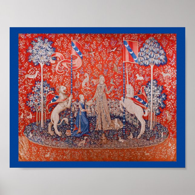 Poster La Dame et la licorne / Goût (Devant)