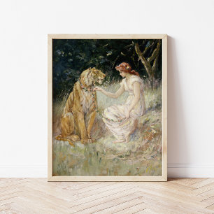 Poster La dame et le tigre   Église Frederick Stuart