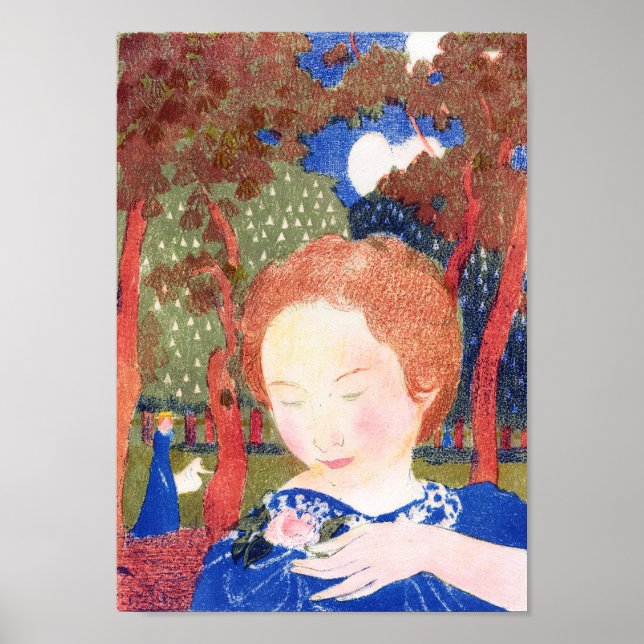 Poster La dame qui touche le Corse, Maurice Denis (Devant)