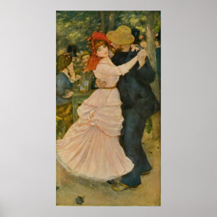 Poster La danse de Pierre-Auguste Renoir chez Bougival