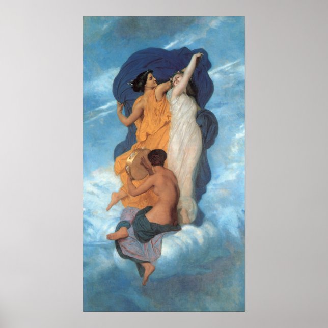 Poster La Danse de William-Adolphe Bouguereau (Devant)