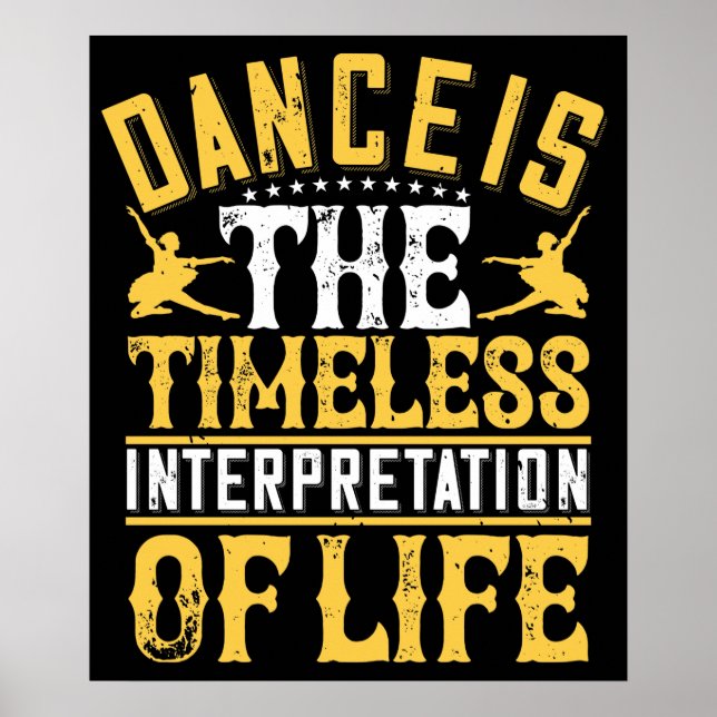 Poster La Danse Est Une Interprétation Intemporelle (Devant)
