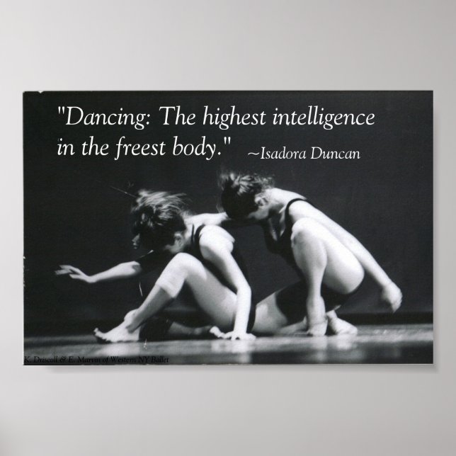 Poster La danse : La plus haute intelligence (Devant)