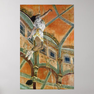 Poster La de Mlle La d'Edgar Degas   chez le Cirque