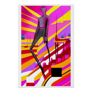 Poster La Déclinaison de Slick-Slax sur l'Escalator