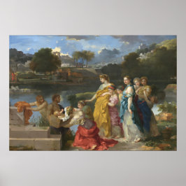 Poster La découverte de Moïse - Sébastien Bourdon