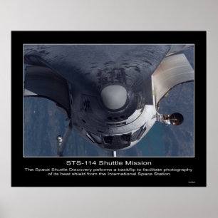 Poster La découverte de navette spatiale exécute une