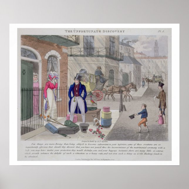 Poster La découverte malheureuse, de Bores à la mode (Devant)