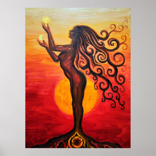 Poster La déesse (Devant)