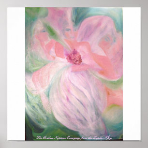 Poster La déesse Neptune émergeant des profondeurs