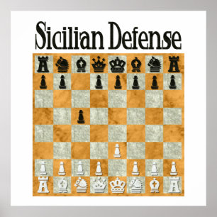 Poster La défense sicilienne