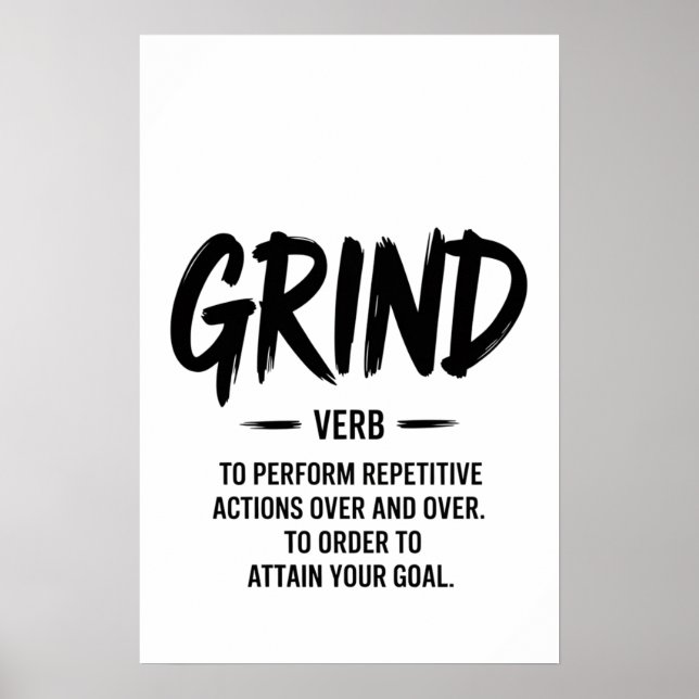 Poster La définition de Grind (Devant)