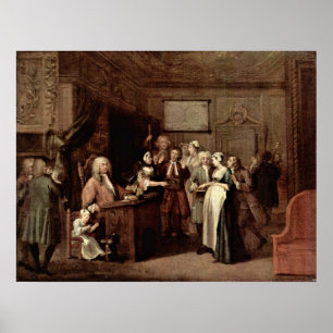 Poster La dénonciation de William Hogarth