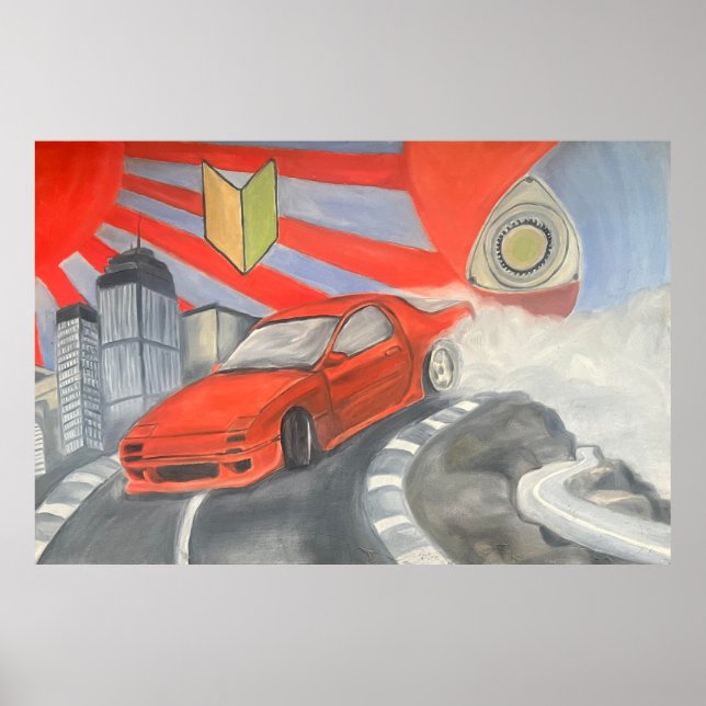 Poster La dérive dans le ciel (Devant)