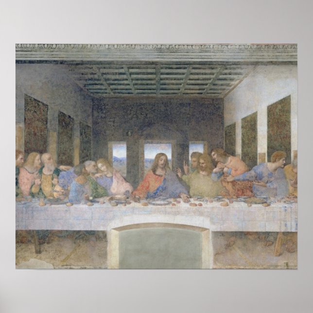 Poster La Dernière Cène, 1495-97 (fresque) (Devant)