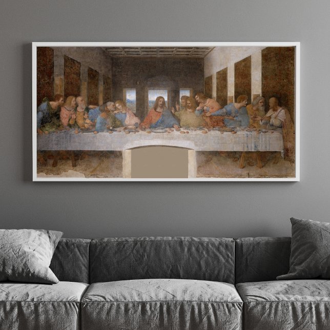 Poster La Dernière Cène de Léonard de Vinci (1495-1498) ("Iconic Renaissance Art: The Last Supper by Leonardo da Vinci")