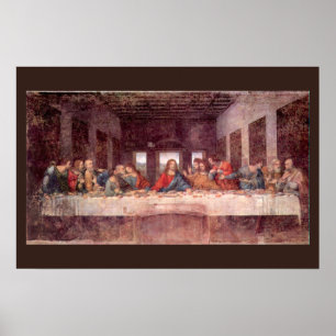Poster La Dernière Cène de Léonard de Vinci, Renaissance