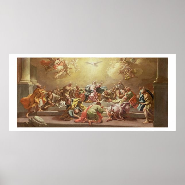 Poster La descente de l'Esprit Saint (Devant)