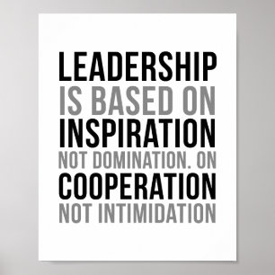 Poster La direction est basée sur l'inspiration