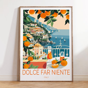 Poster La Dolce Vita Imprimer, Italie La Dolce Vita Trave