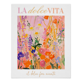 Poster La Dolce Vita Imprimer, Italie Poster, Oeuvres d'a