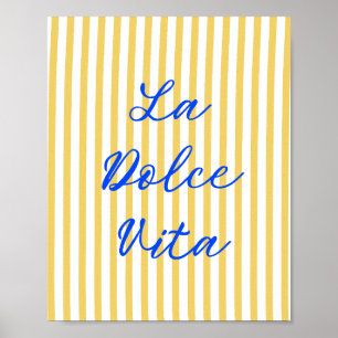 Poster La Dolce Vita Vibes d'été italiennes