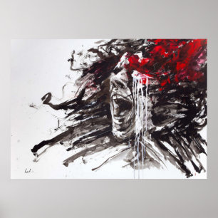 Poster La douleur de la tête de cluster par Agnes-Cécile