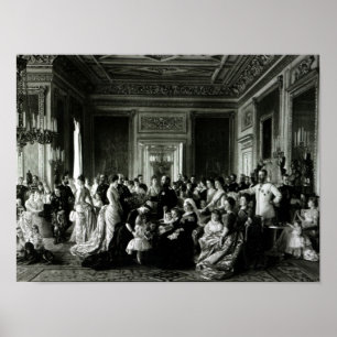 Poster La famille de la reine Victoria, 1887