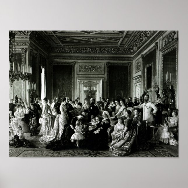 Poster La famille de la reine Victoria, 1887 (Devant)