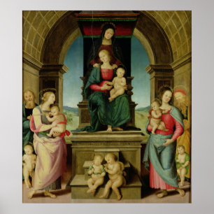 Poster La famille de Sainte-Anne, c.1507