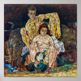 Poster La Famille Egon Schiele