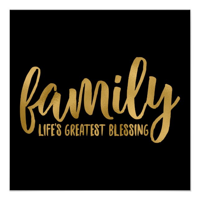 Poster La famille est une bénédiction (Devant)