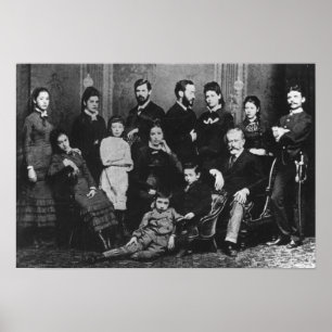 Poster La famille Freud, vers 1876