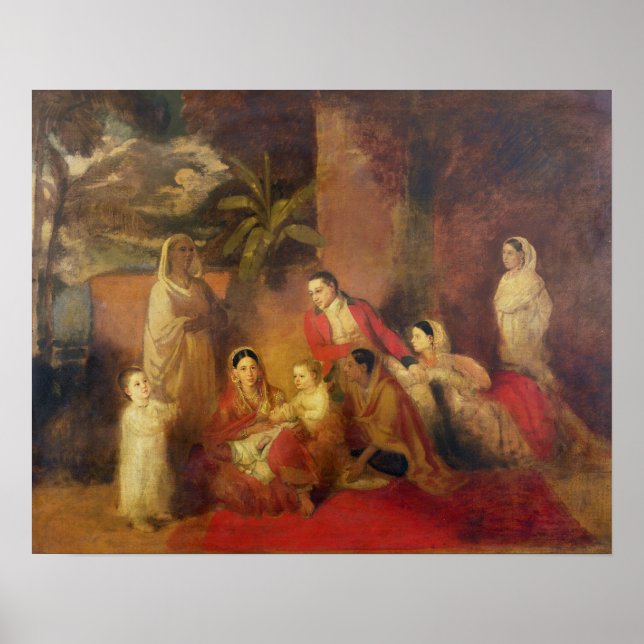 Poster La famille Palmer, 1785 (Devant)