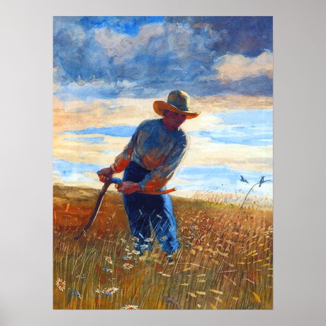 Poster La Faucheuse Winslow Homer 1878 (Devant)
