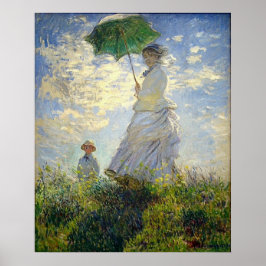 Poster La Femme de Monet avec un Parasol (La promenade / 