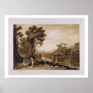 Poster La Femme et Tambourine, gravée par Charles Turn