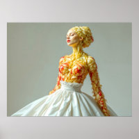 La femme pomme - Fruit comme art