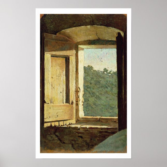 Poster La fenêtre (huile sur toile) (Devant)