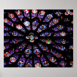 Poster La fenêtre Rose de l'affiche de Notre-Dame