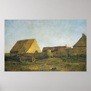 Poster La Ferme - Charles-François Daubigny